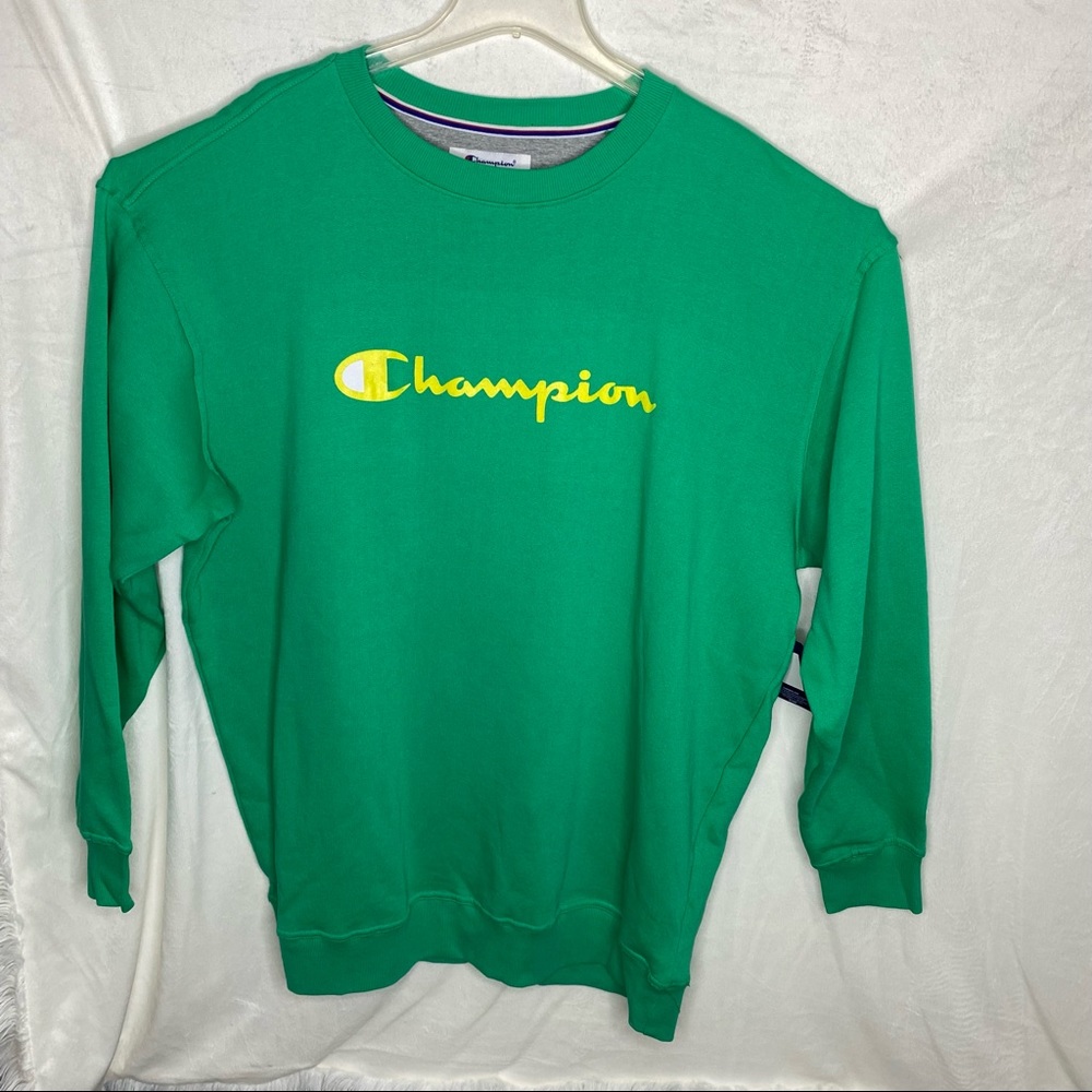 Champion crewneck spellout big and tall sweatshirt size 2XL